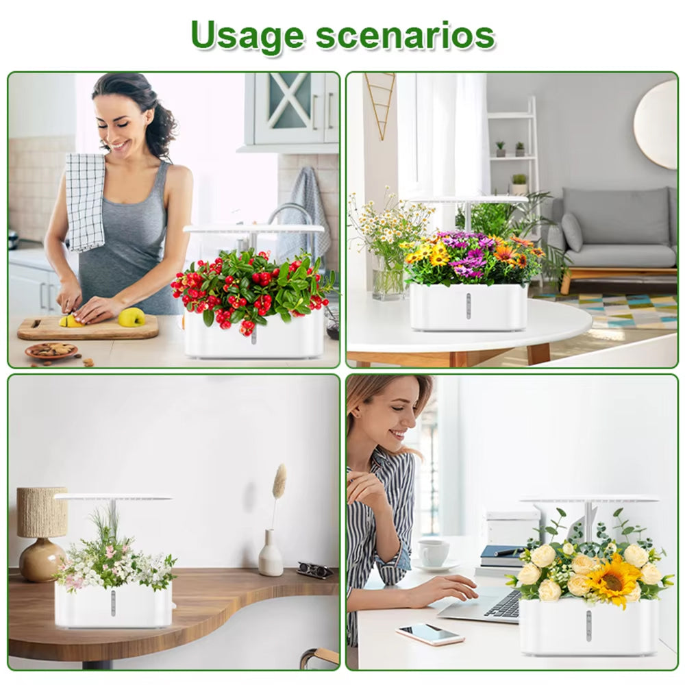 Hydreetry 10-Pod Hydroponic System - Smart Indoor Garden