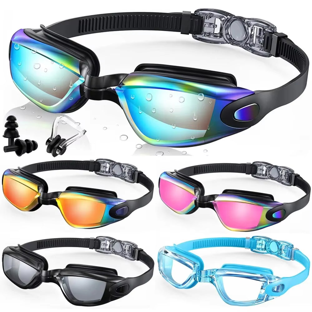 HydrinVis Leak-Proof Anti-Fog Swimming Goggles