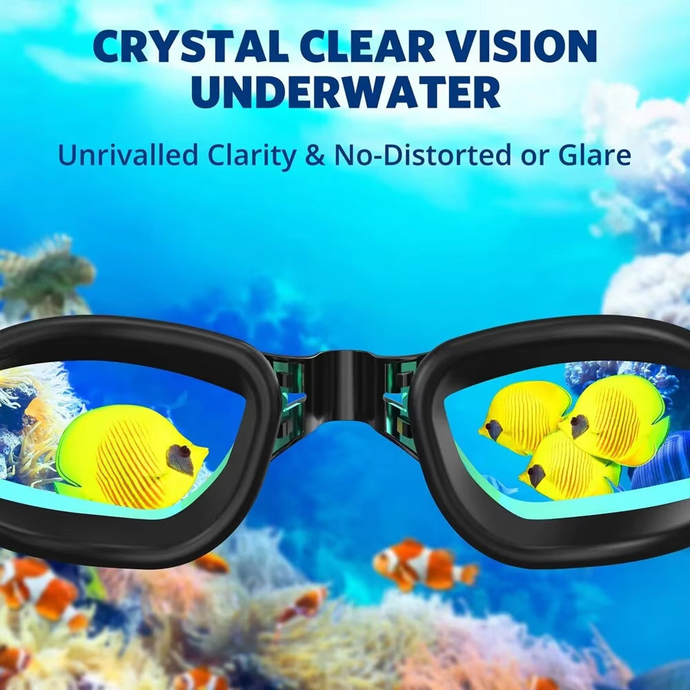 HydrinVis Leak-Proof Anti-Fog Swimming Goggles
