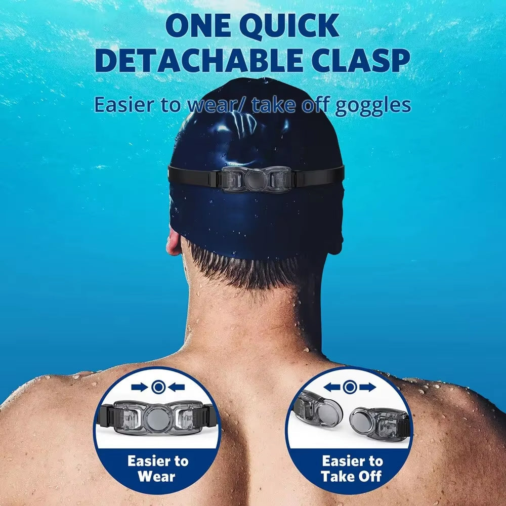 HydrinVis Leak-Proof Anti-Fog Swimming Goggles