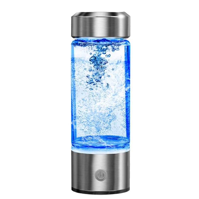 Hydrovia Hydrogen Water Bottle | Portable USB Rechargeable Glass Bottle