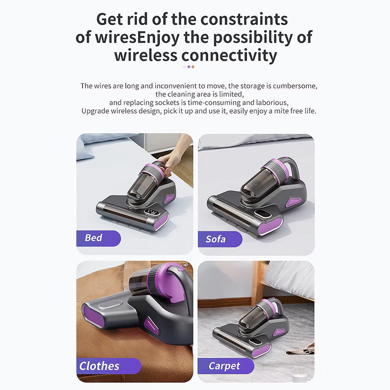 HygiMattra Professional UV-C Mattress Vacuum Cleaner for Mites & Allergens