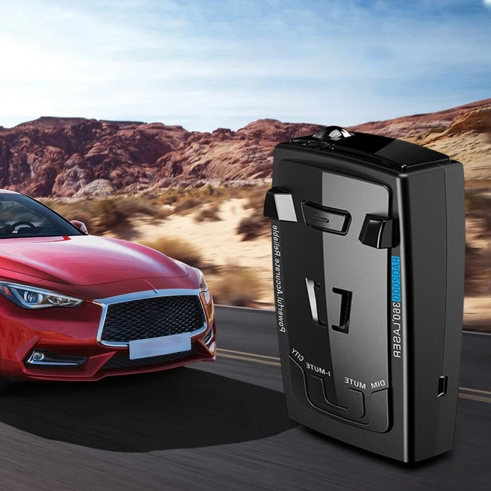 DetectPro Radar Detector with Voice Alerts & False Alert Filtering