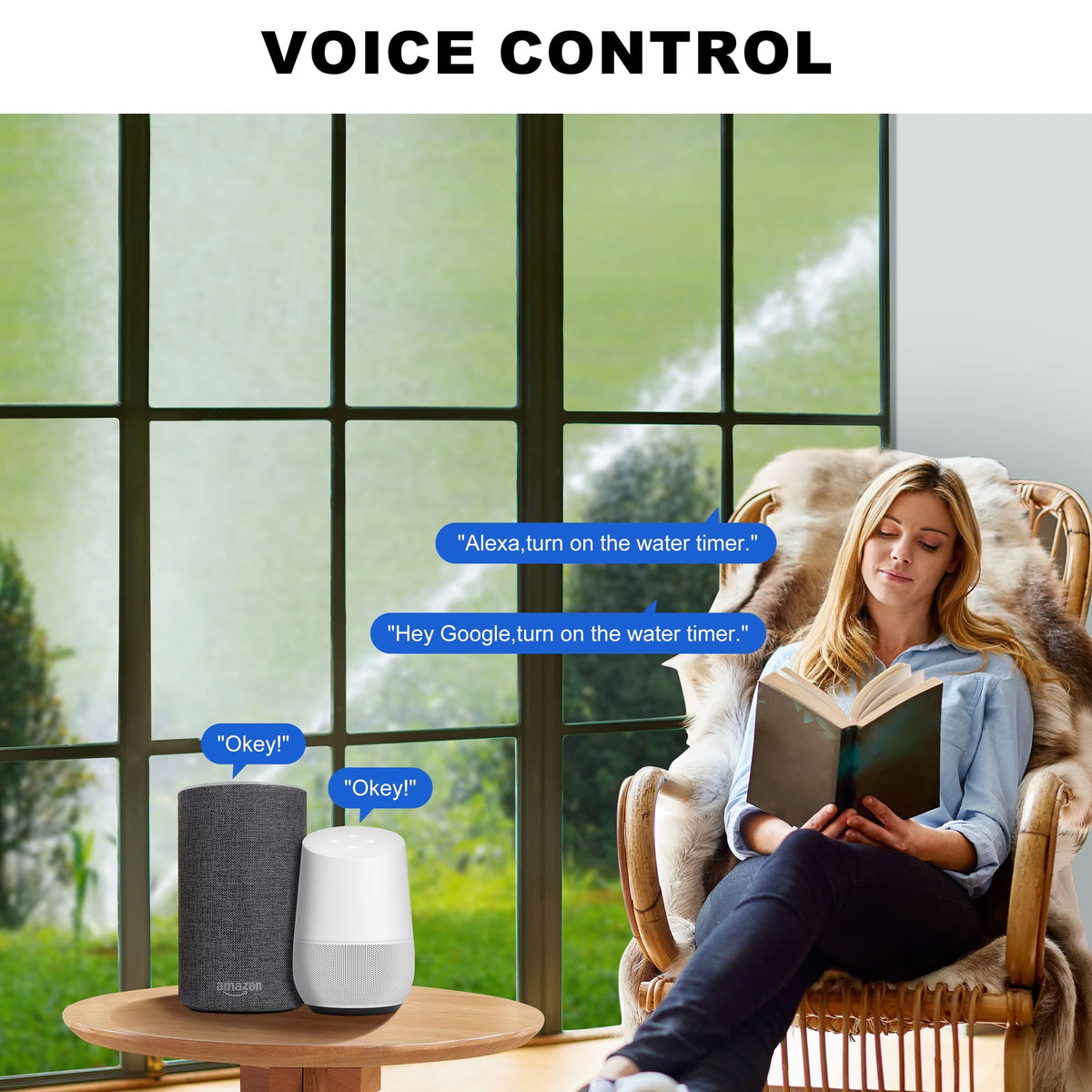 IrigaSprit Smart Sprinkler Controller | Solar WiFi Garden Tap Timer