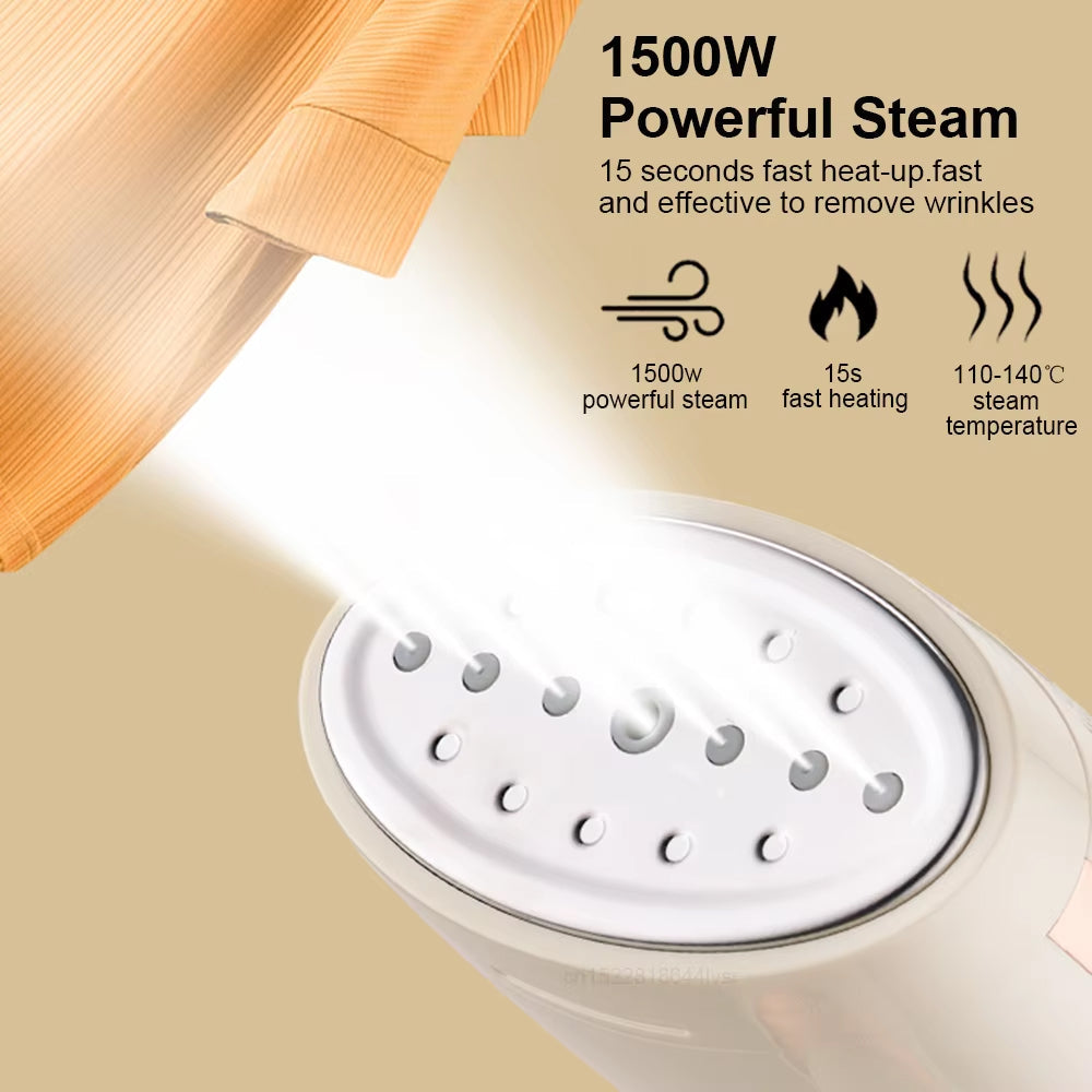 IronGeny 1500W Handheld Clothes Steamer | Portable Travel Steamer UK