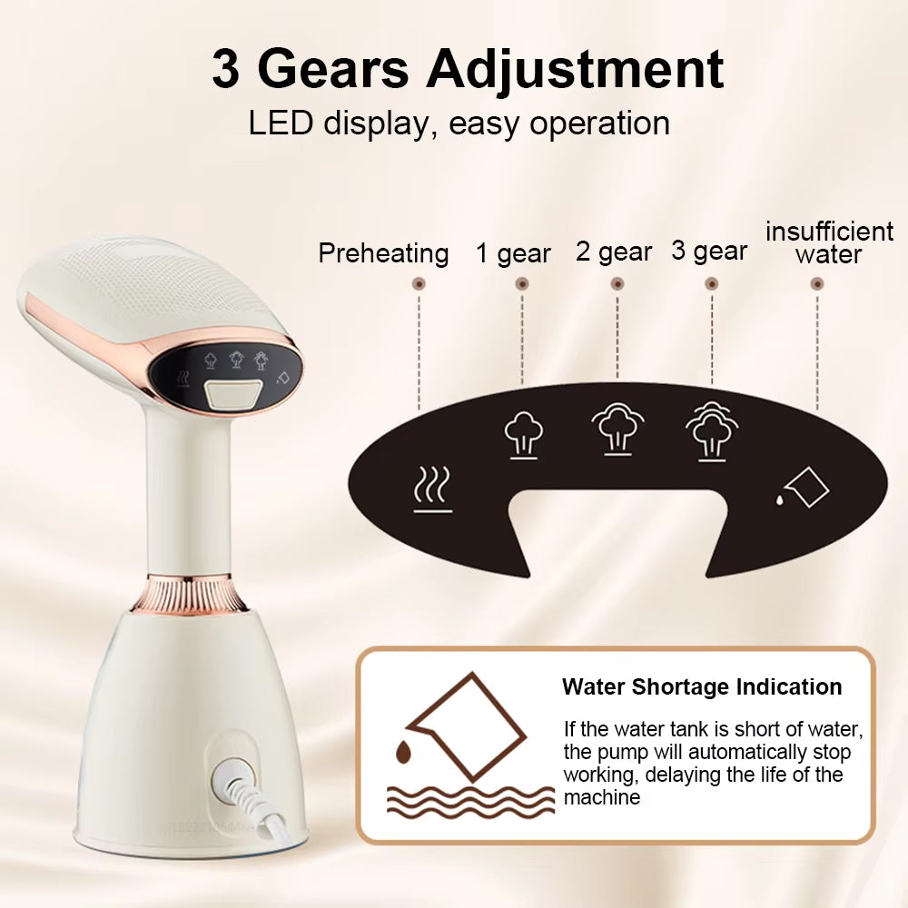 IronGeny 1500W Handheld Clothes Steamer | Portable Travel Steamer UK