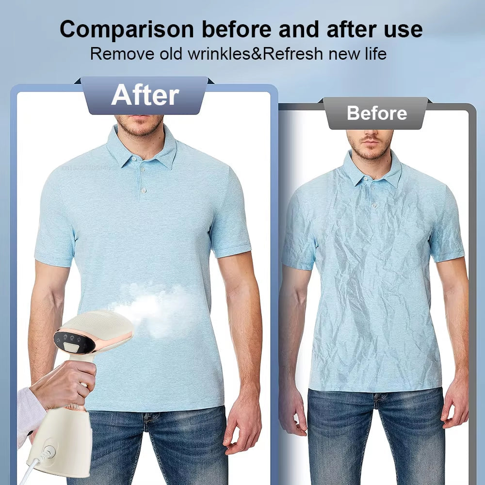 IronGeny 1500W Handheld Clothes Steamer | Portable Travel Steamer UK