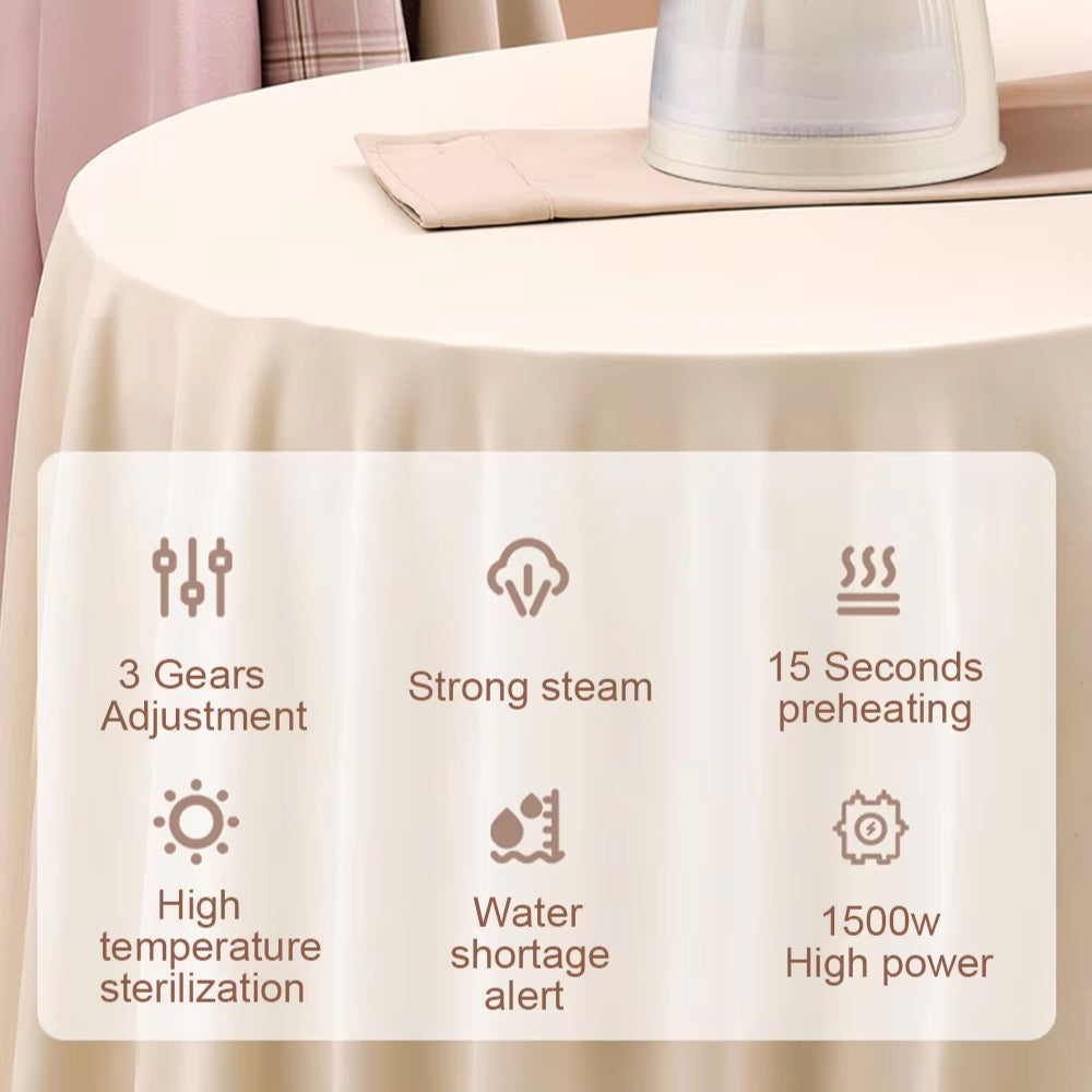 IronGeny 1500W Handheld Clothes Steamer | Portable Travel Steamer UK