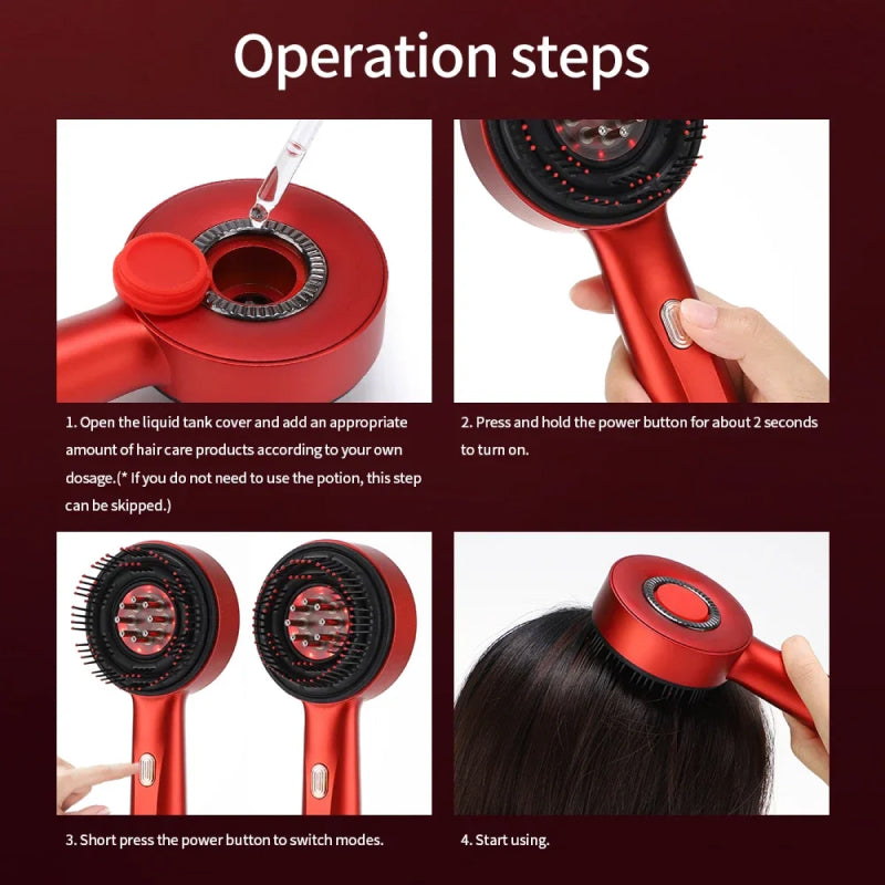 KomeeSol Red Light Therapy Hair Growth Scalp Massager UK