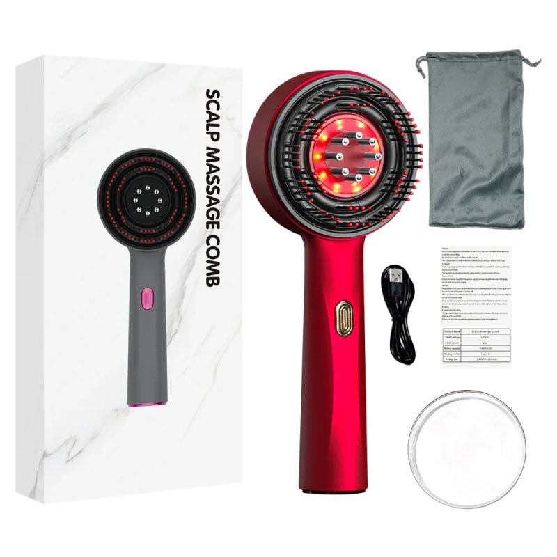 KomeeSol Red Light Therapy Hair Growth Scalp Massager UK