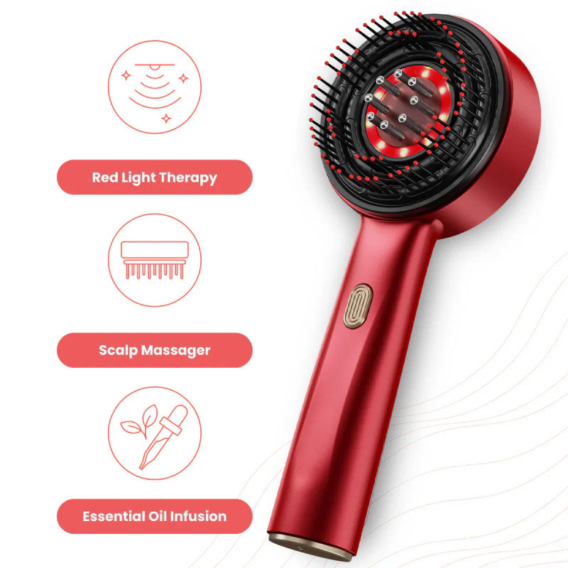 KomeeSol Red Light Therapy Hair Growth Scalp Massager UK
