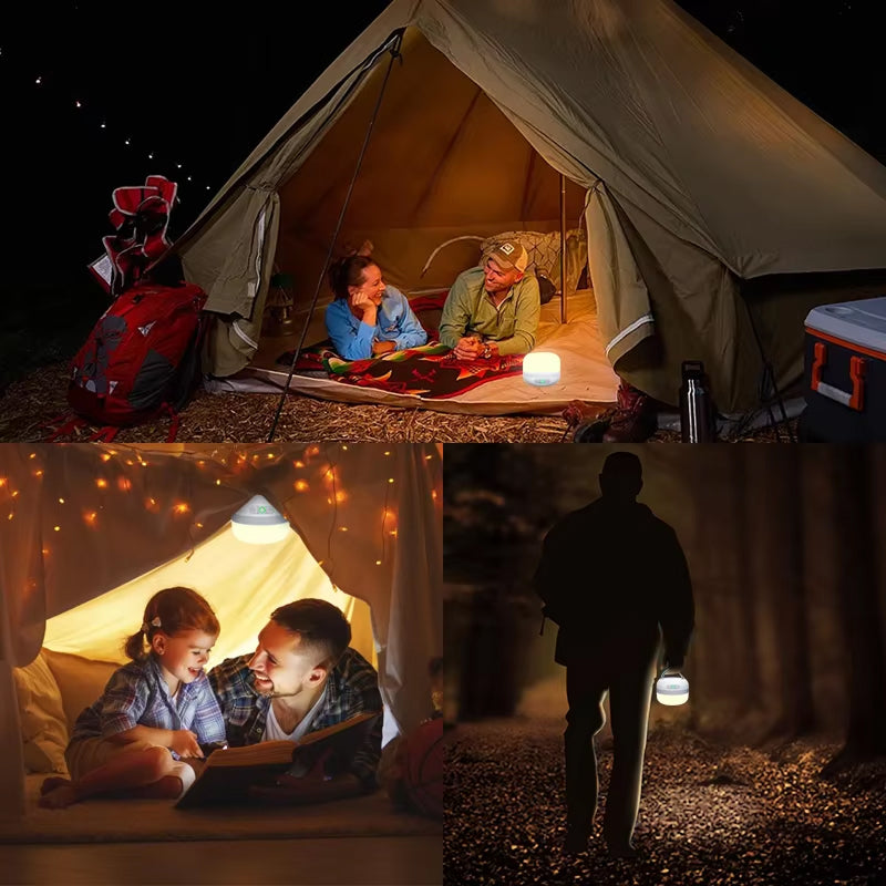 Lampterny 5200mAh Multi-Colour Rechargeable Camping Lantern