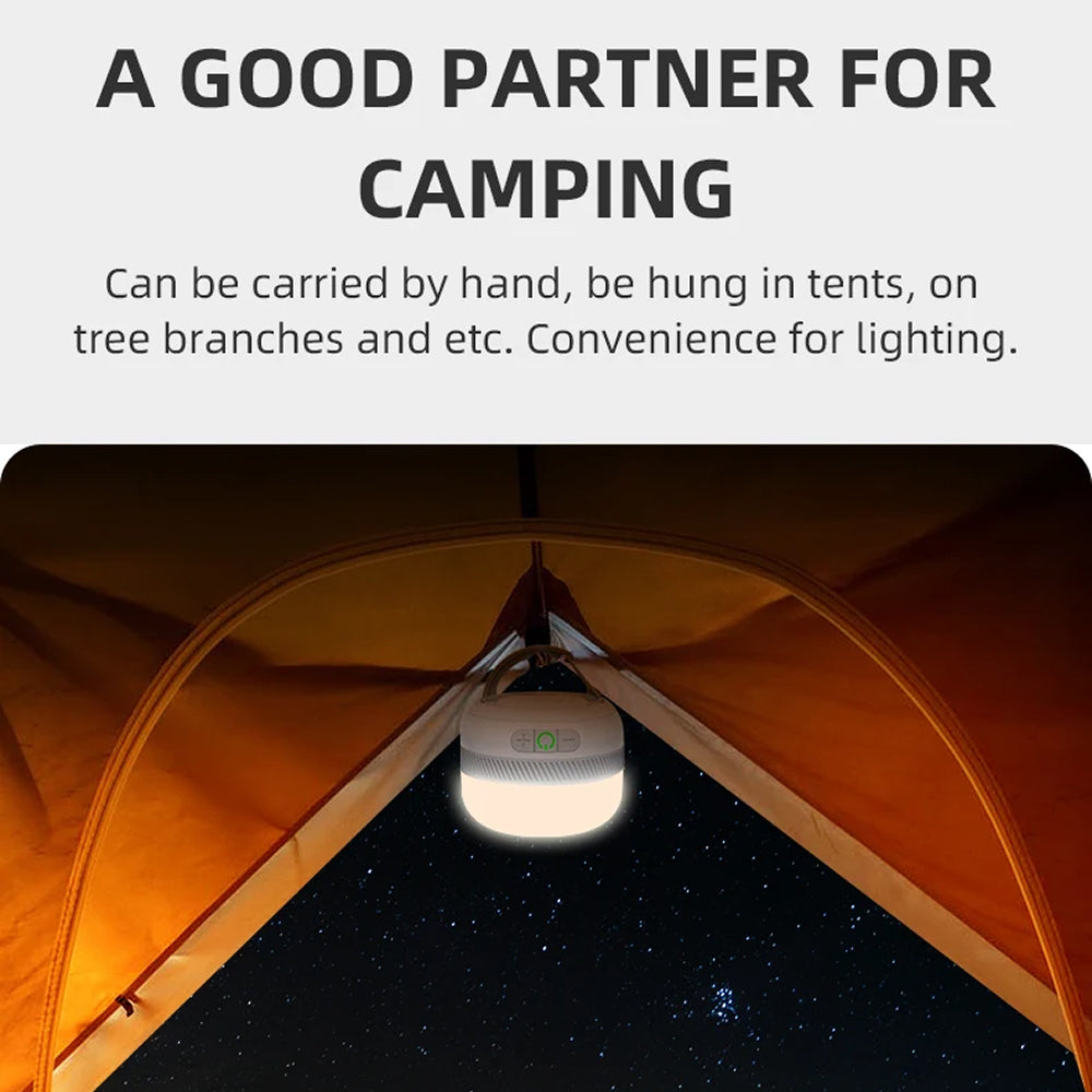 Lampterny 5200mAh Multi-Colour Rechargeable Camping Lantern