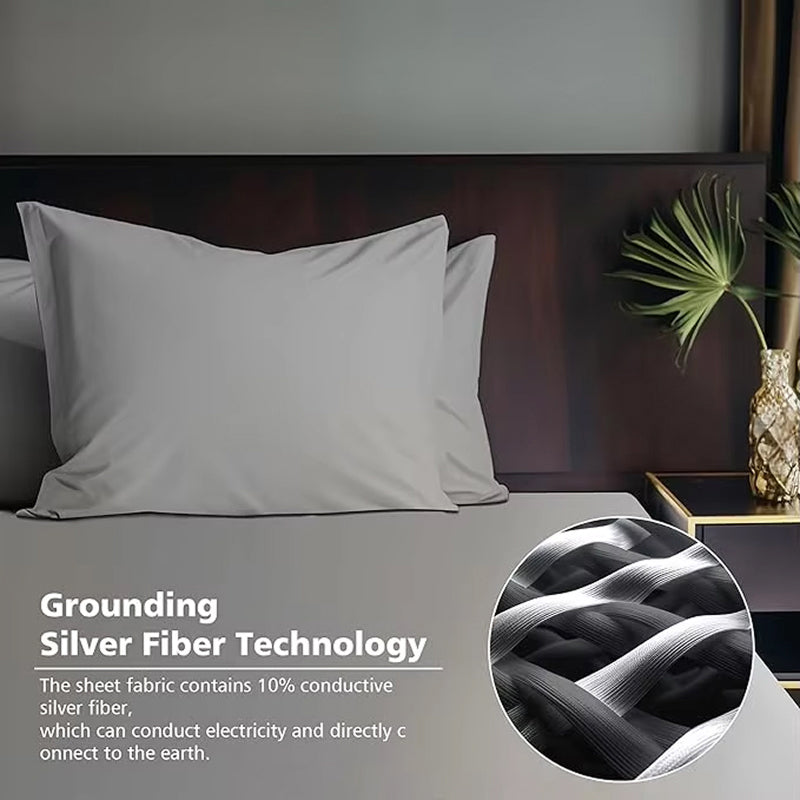 LieDowny Grounding Sheet | Organic Cotton & Silver Earthing Bed Sheet