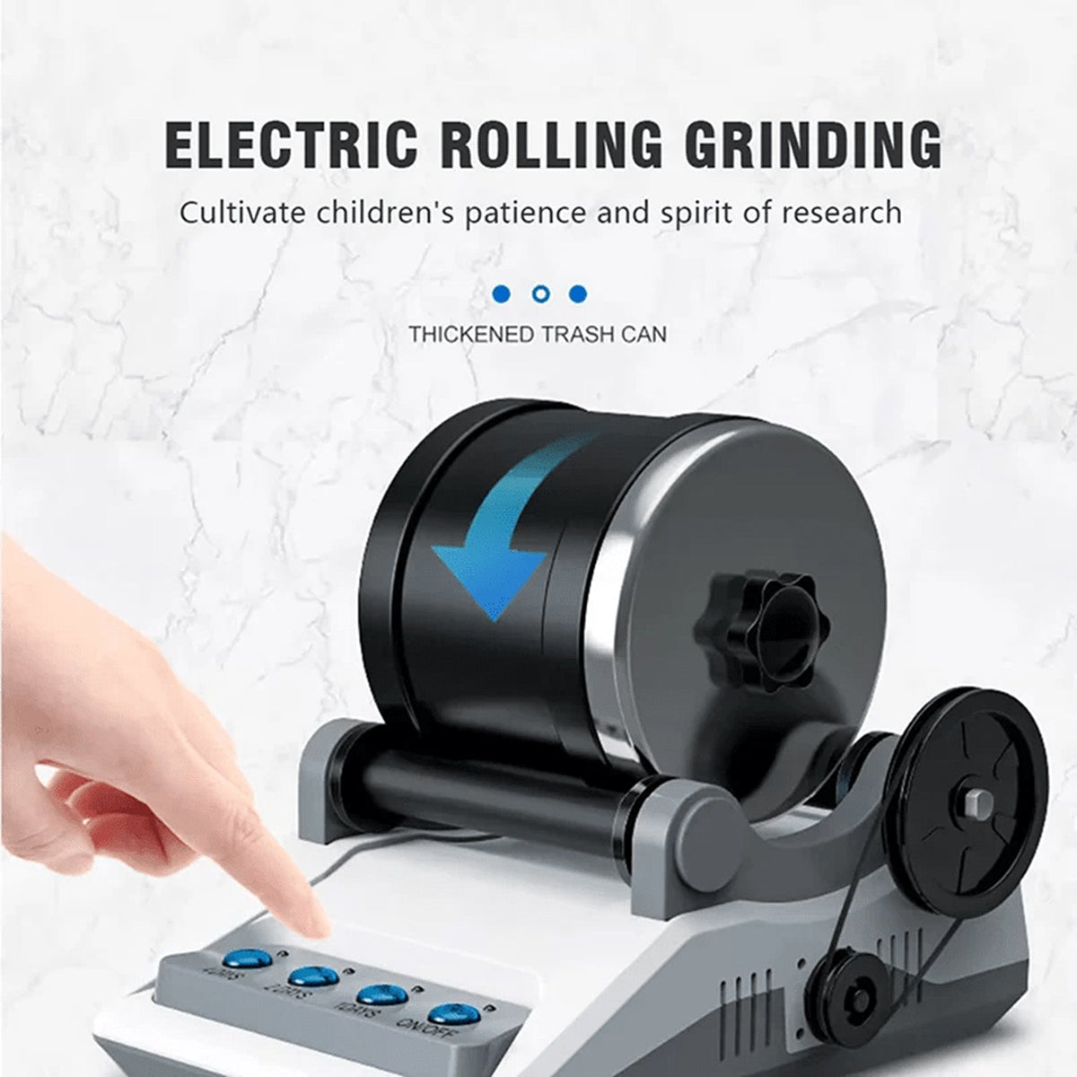 LustGemix Professional Rock Tumbler Kit for Beginners