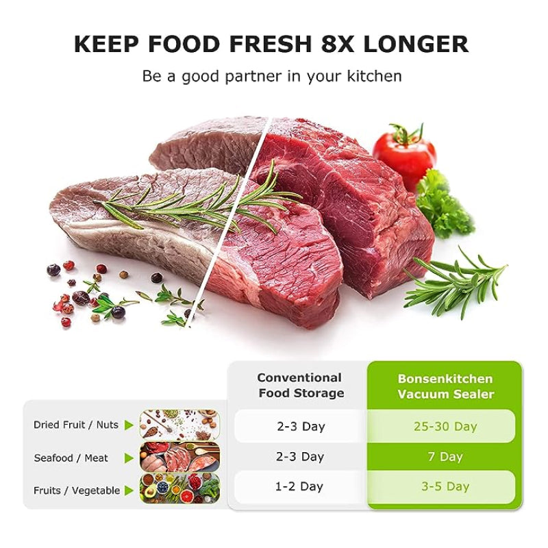 Masifresh Electric Food Vacuum Sealer for Long-Term Preservation