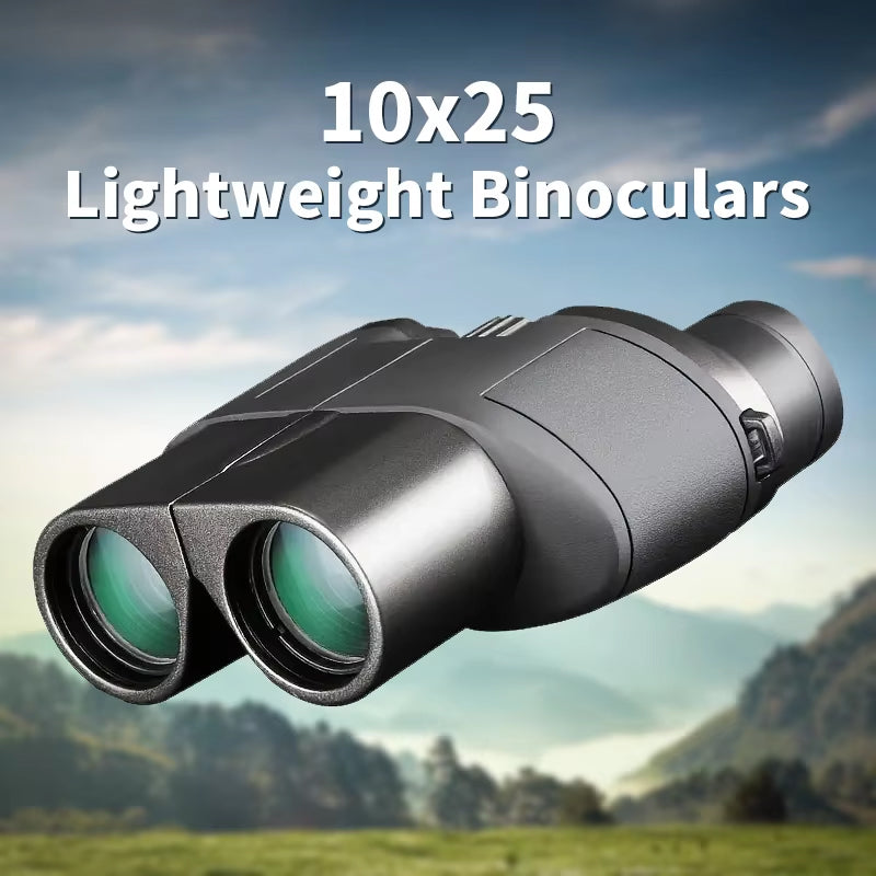 MikoSpek 10X Compact Binoculars with BAK4 Prisms