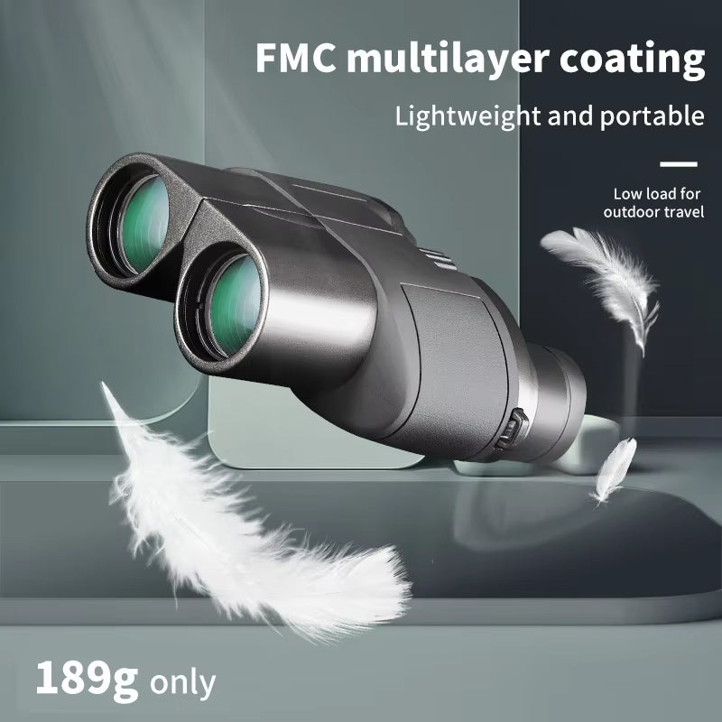 MikoSpek 10X Compact Binoculars with BAK4 Prisms