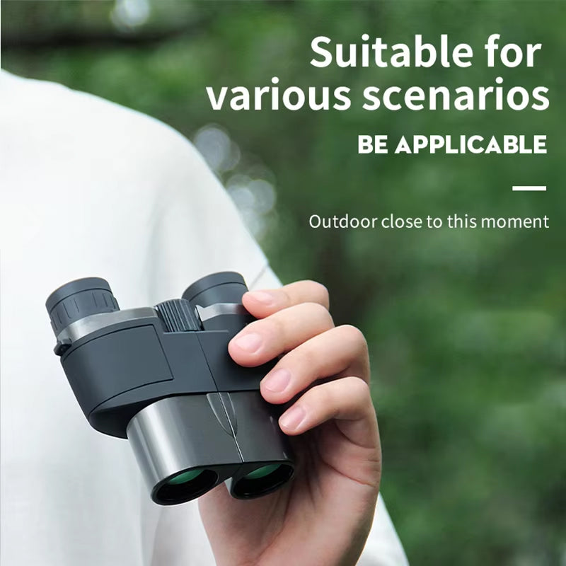 MikoSpek 10X Compact Binoculars with BAK4 Prisms