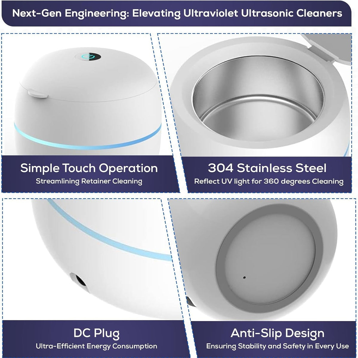 MintPolu Ultrasonic Dental Cleaner
