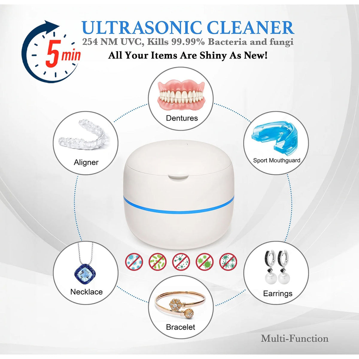 MintPolu Ultrasonic Dental Cleaner
