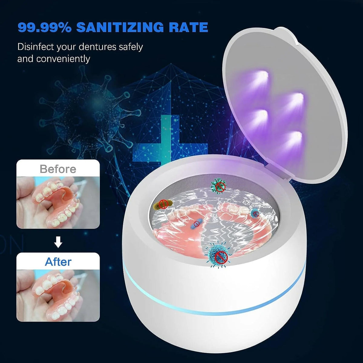 MintPolu Ultrasonic Dental Cleaner