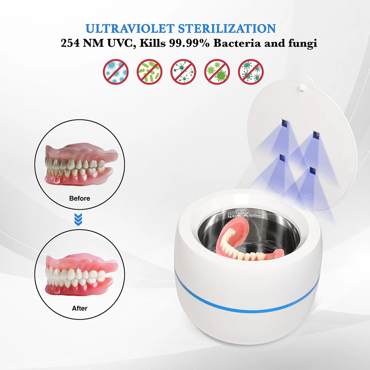 MintPolu Ultrasonic Dental Cleaner