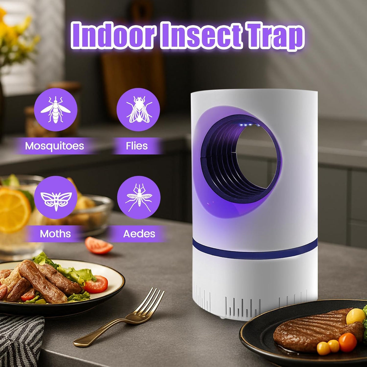 MosGoneix Chemical-Free Indoor Mosquito UV Trap UK