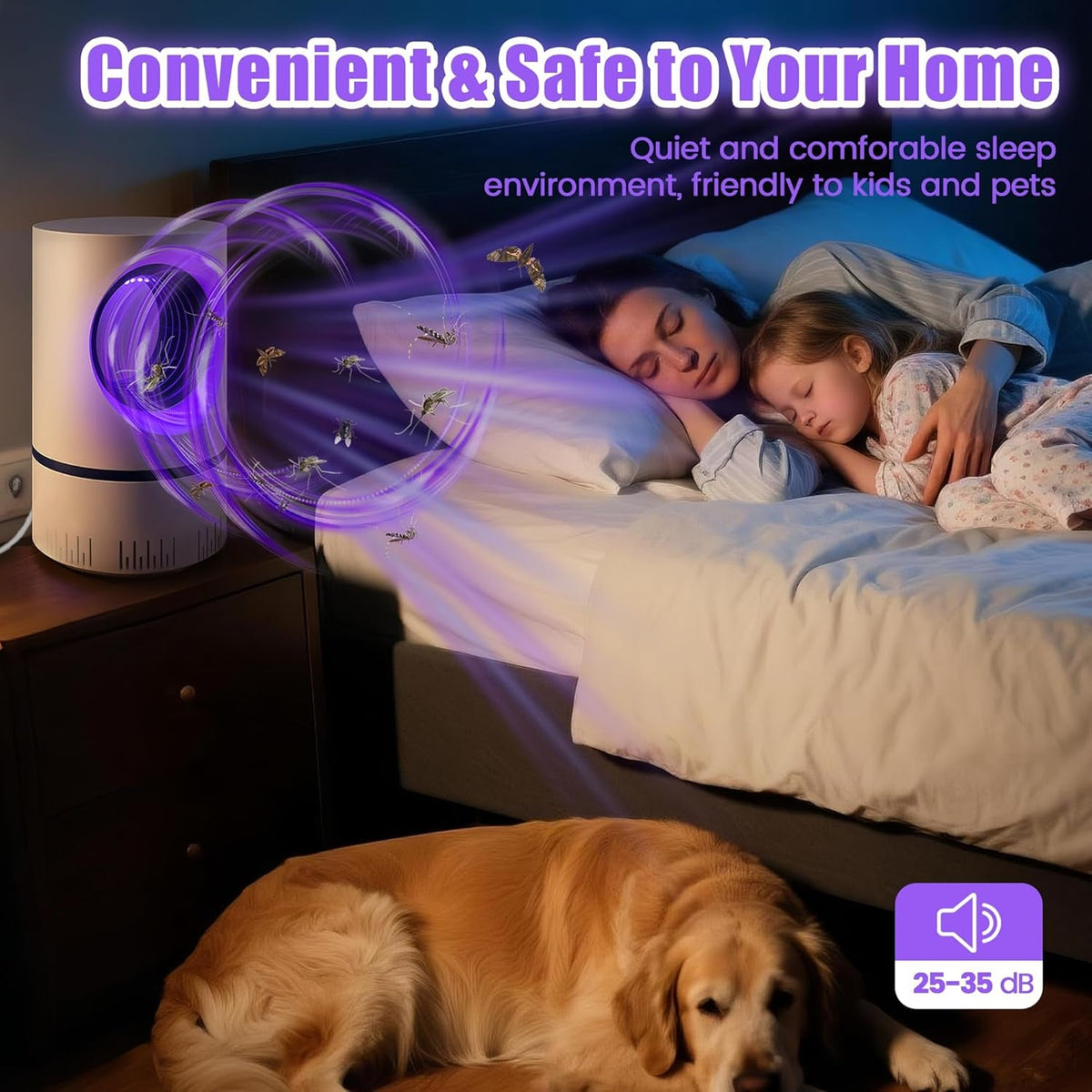 MosGoneix Chemical-Free Indoor Mosquito UV Trap UK