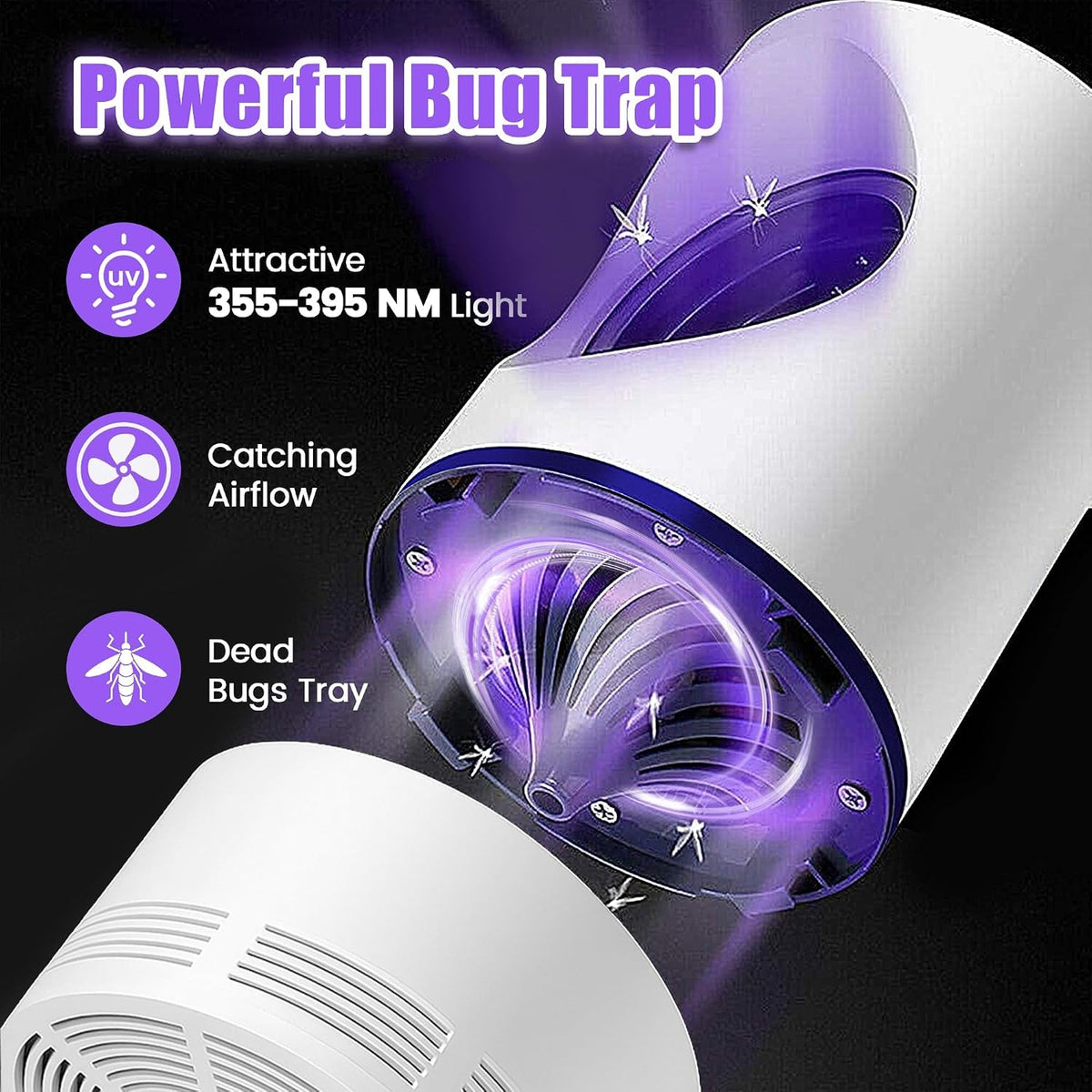 MosGoneix Chemical-Free Indoor Mosquito UV Trap UK