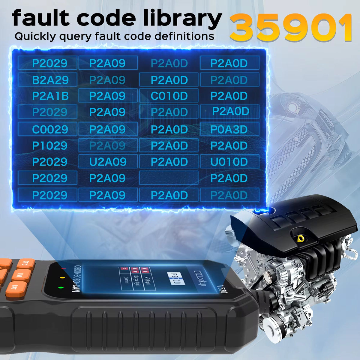 Motorpert OBD2 Scanner Car Diagnostic Tool