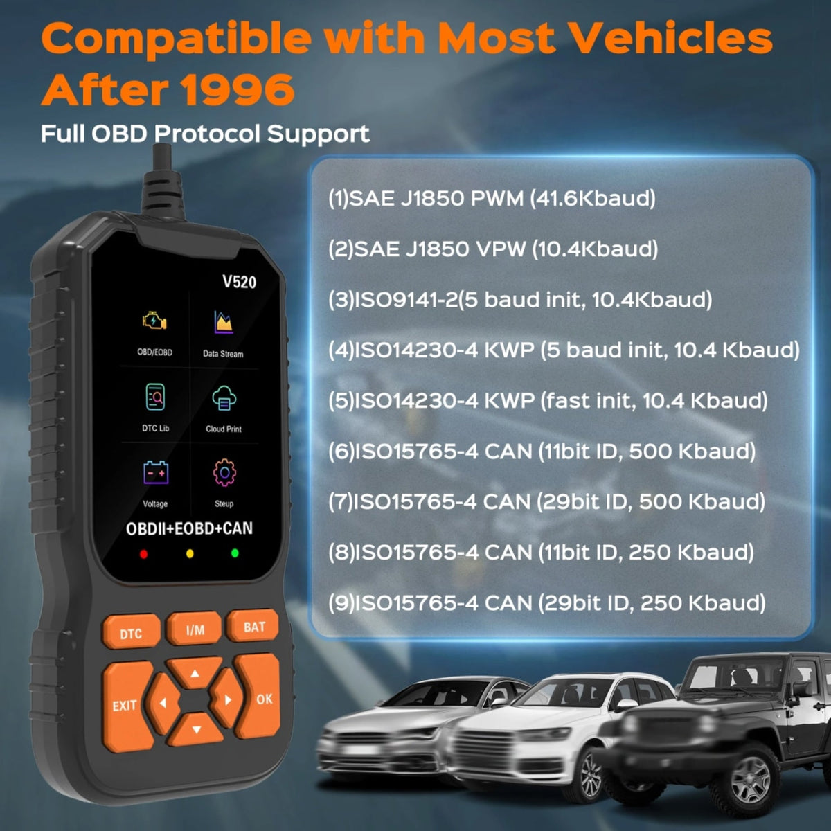 Motorpert OBD2 Scanner Car Diagnostic Tool