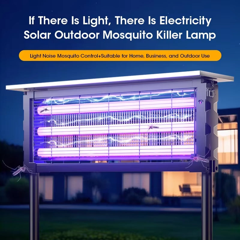 Mozzapx Solar Power Bug Zapper for UK Gardens & Patios