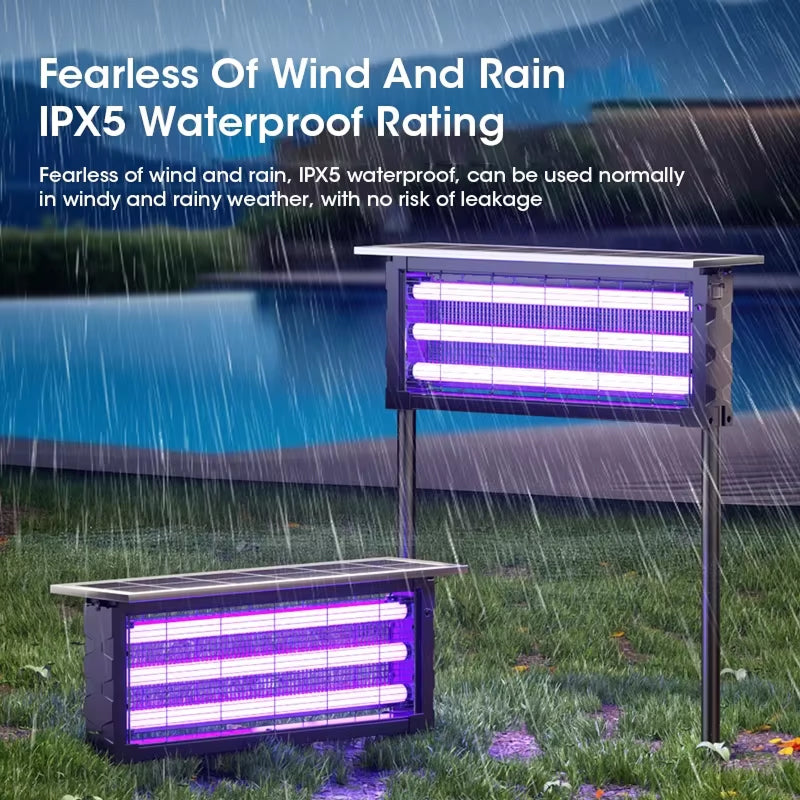 Mozzapx Solar Power Bug Zapper for UK Gardens & Patios