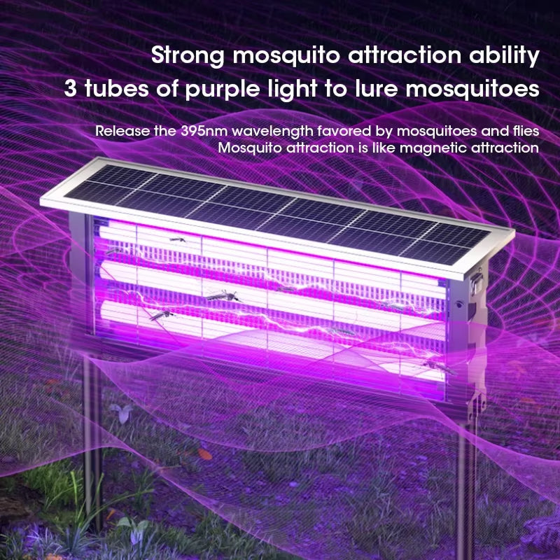 Mozzapx Solar Power Bug Zapper for UK Gardens & Patios