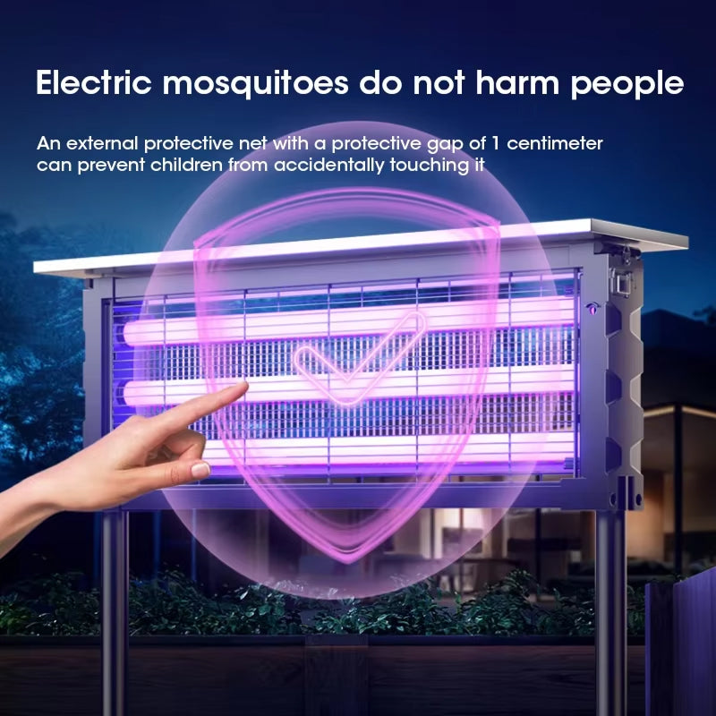 Mozzapx Solar Power Bug Zapper for UK Gardens & Patios