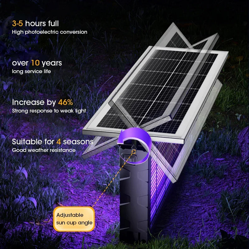 Mozzapx Solar Power Bug Zapper for UK Gardens & Patios