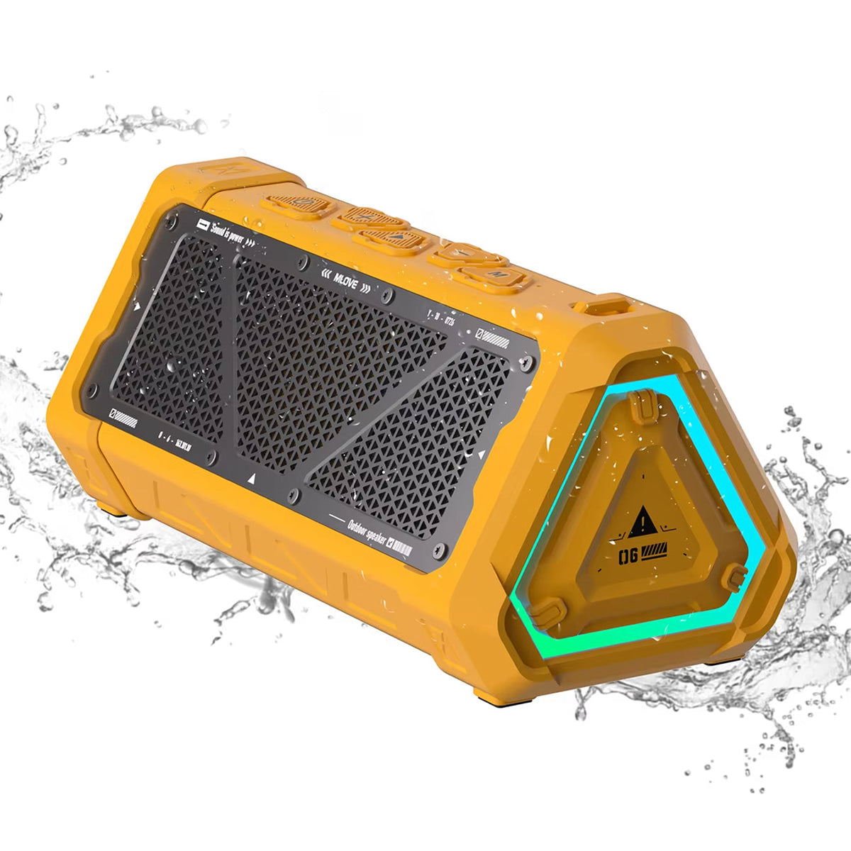 MusaTrek 40W Outdoor Bluetooth Speaker IPX7 Waterproof