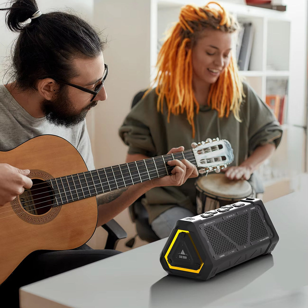 MusaTrek 40W Outdoor Bluetooth Speaker IPX7 Waterproof