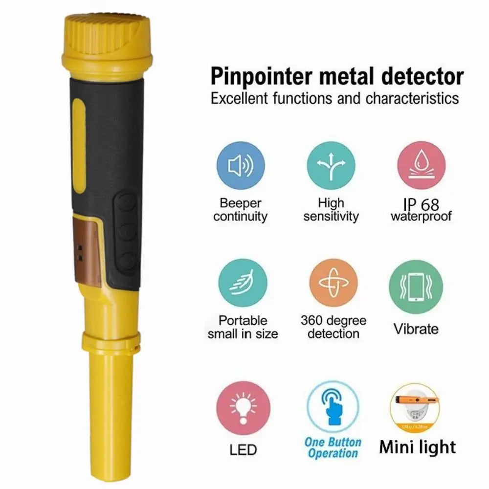 NatiRixy IP68 Underwater Metal Detector for Diving & Treasure Hunting