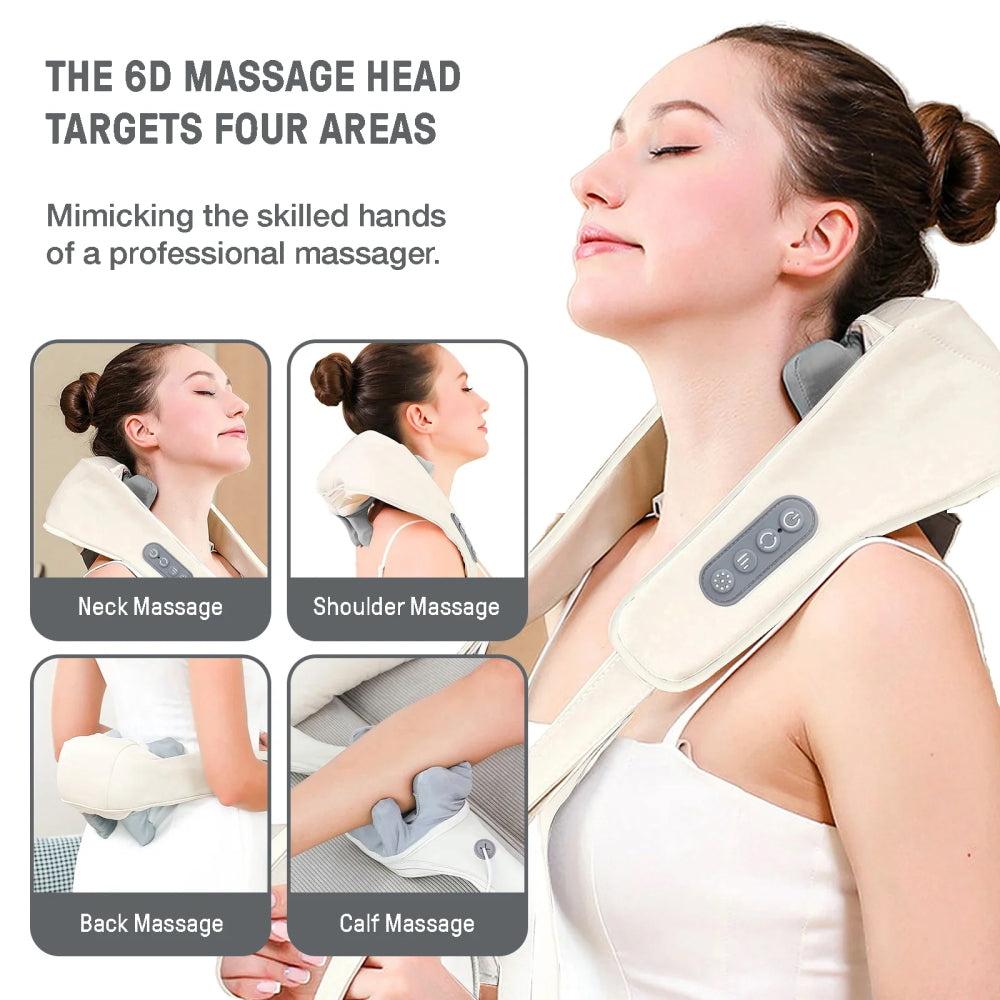 Professional Cordless Neck and Shoulder Massager for Pain Relief