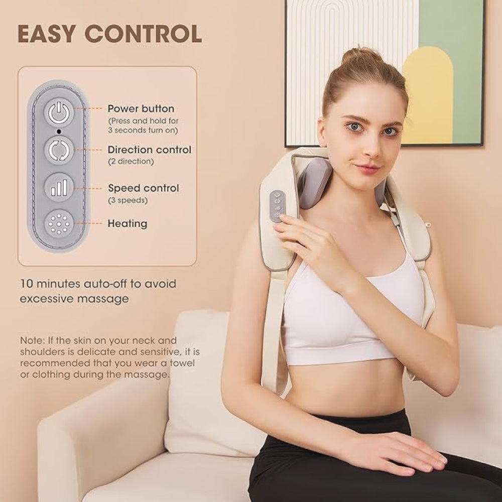 Professional Cordless Neck and Shoulder Massager for Pain Relief