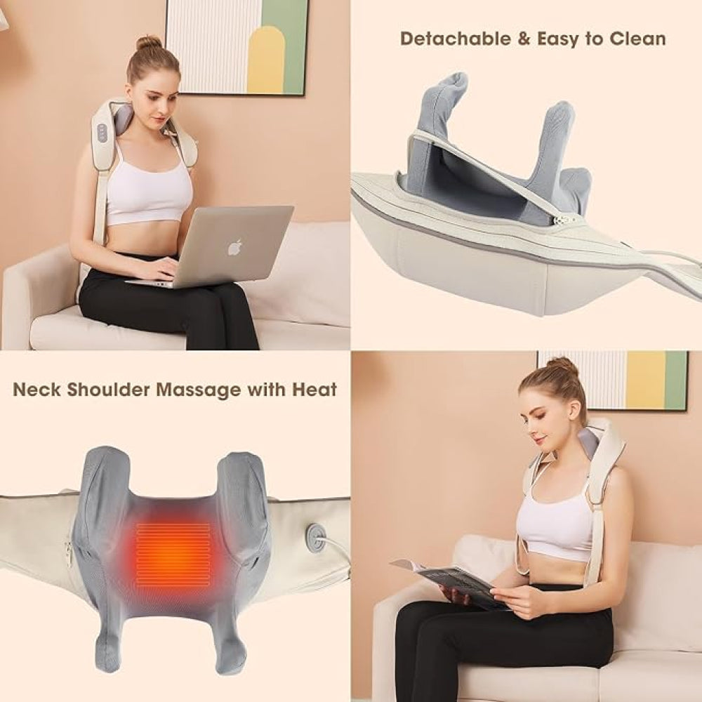 Professional Cordless Neck and Shoulder Massager for Pain Relief