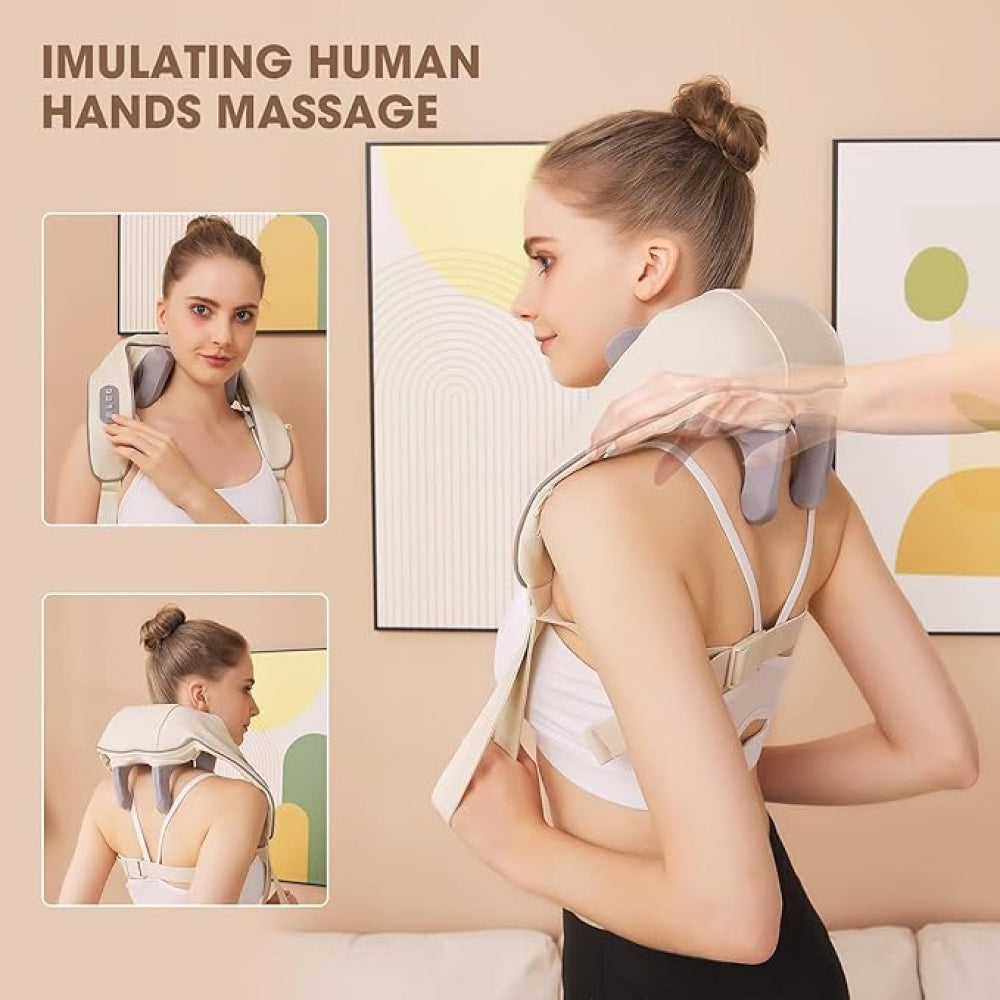 Professional Cordless Neck and Shoulder Massager for Pain Relief