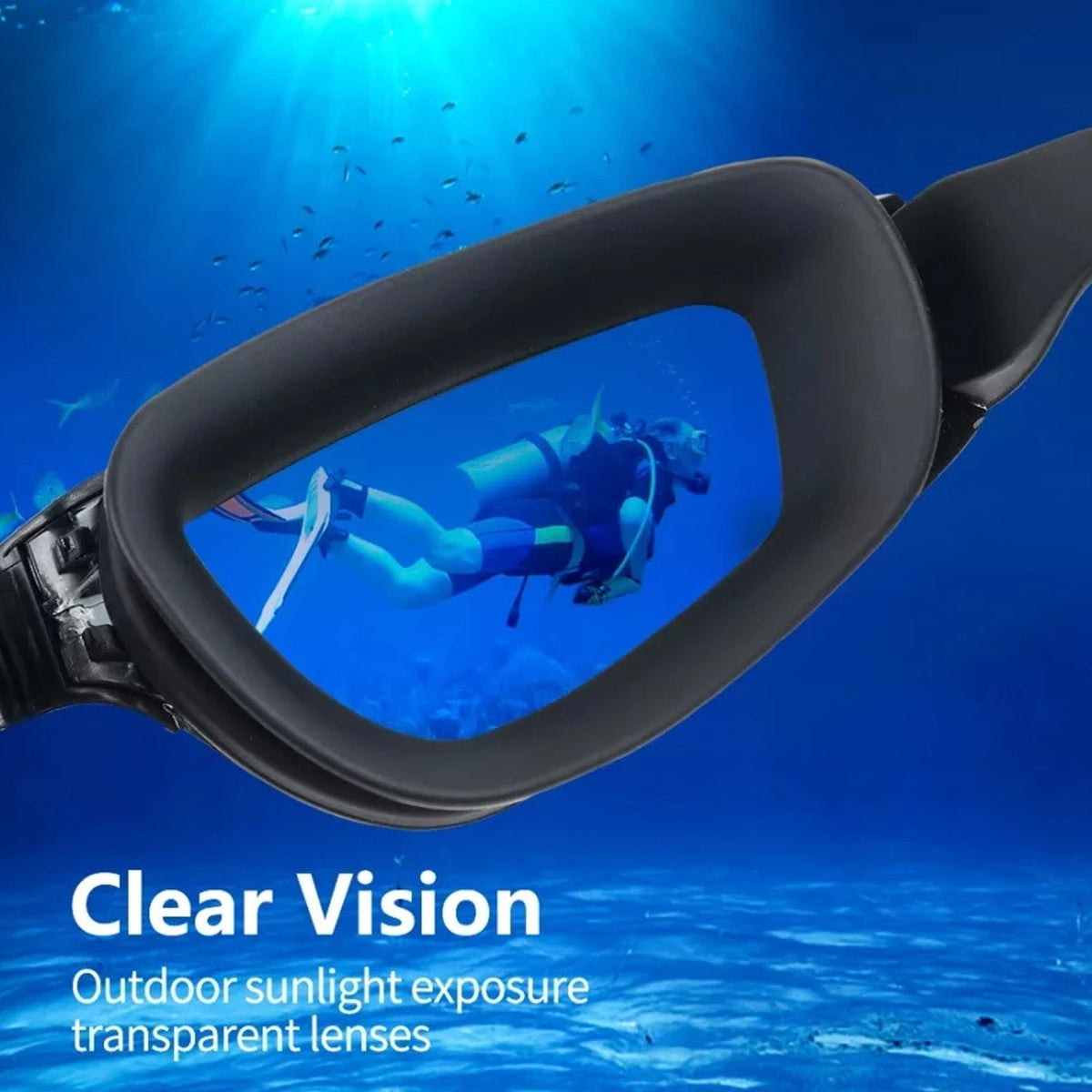 NexFinix Professional Swimming Goggles with Anti-Fog HD Lenses
