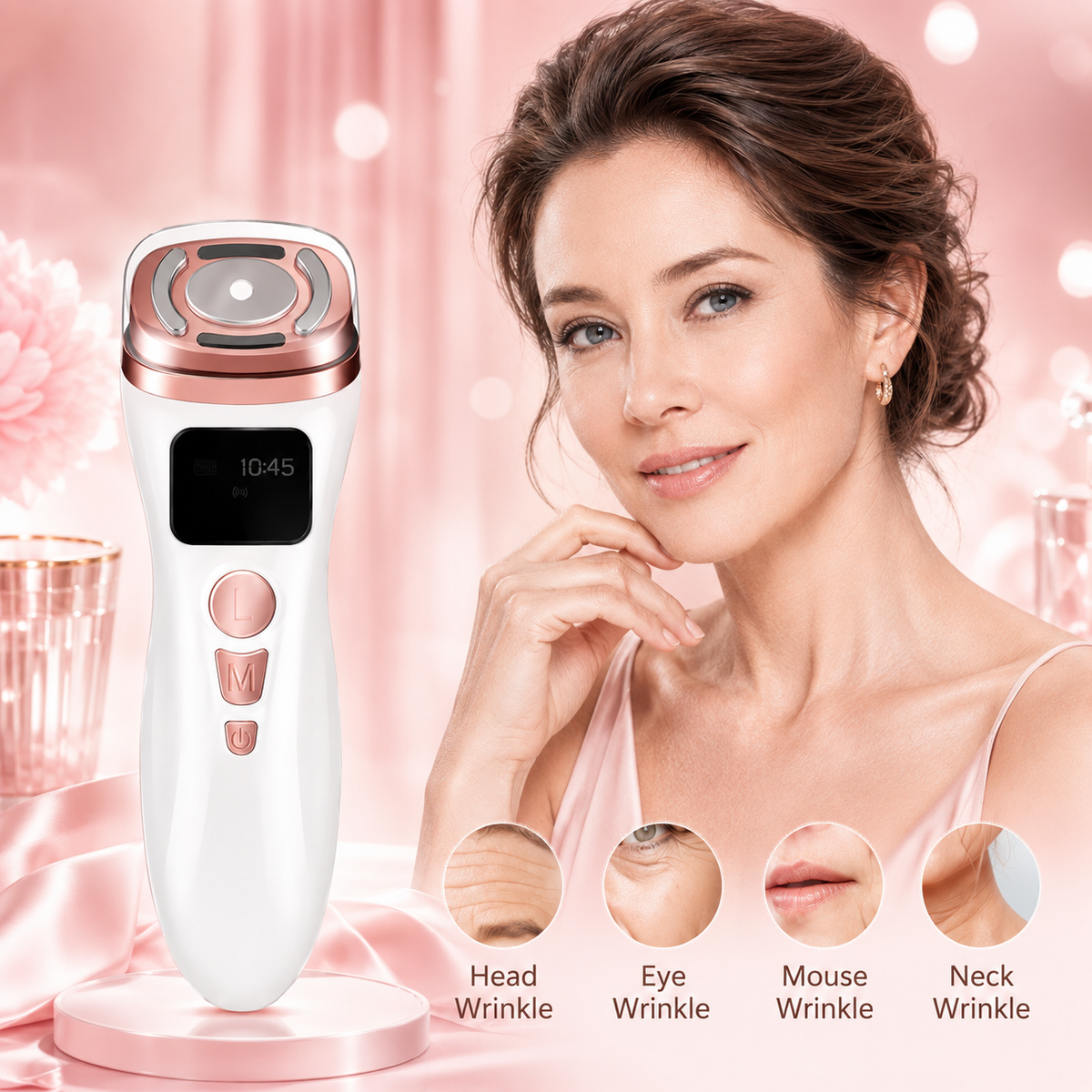 Faceluxir Facial Toning Device | EMS & Thermal Contouring Wand