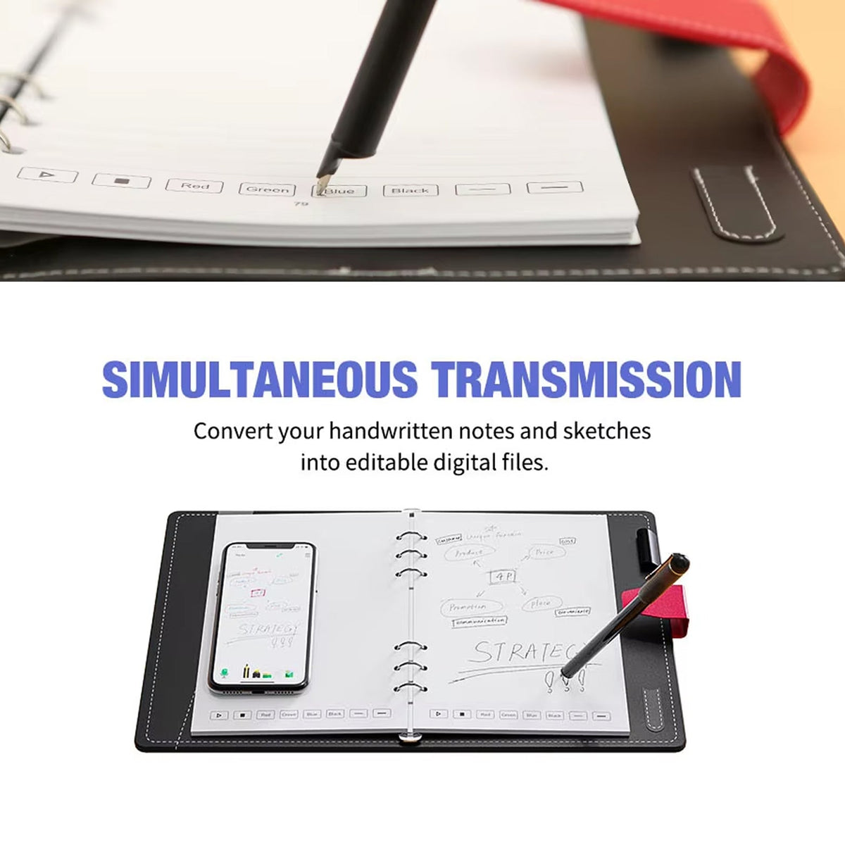 FastyNote Digital Notebook | Advanced OCR & Voice Sync Tablet