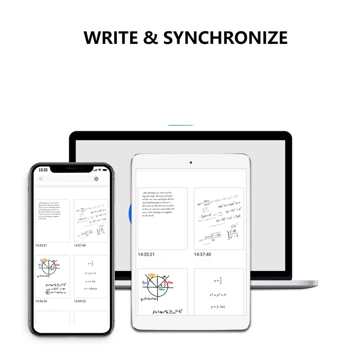 FastyNote Digital Notebook | Advanced OCR & Voice Sync Tablet