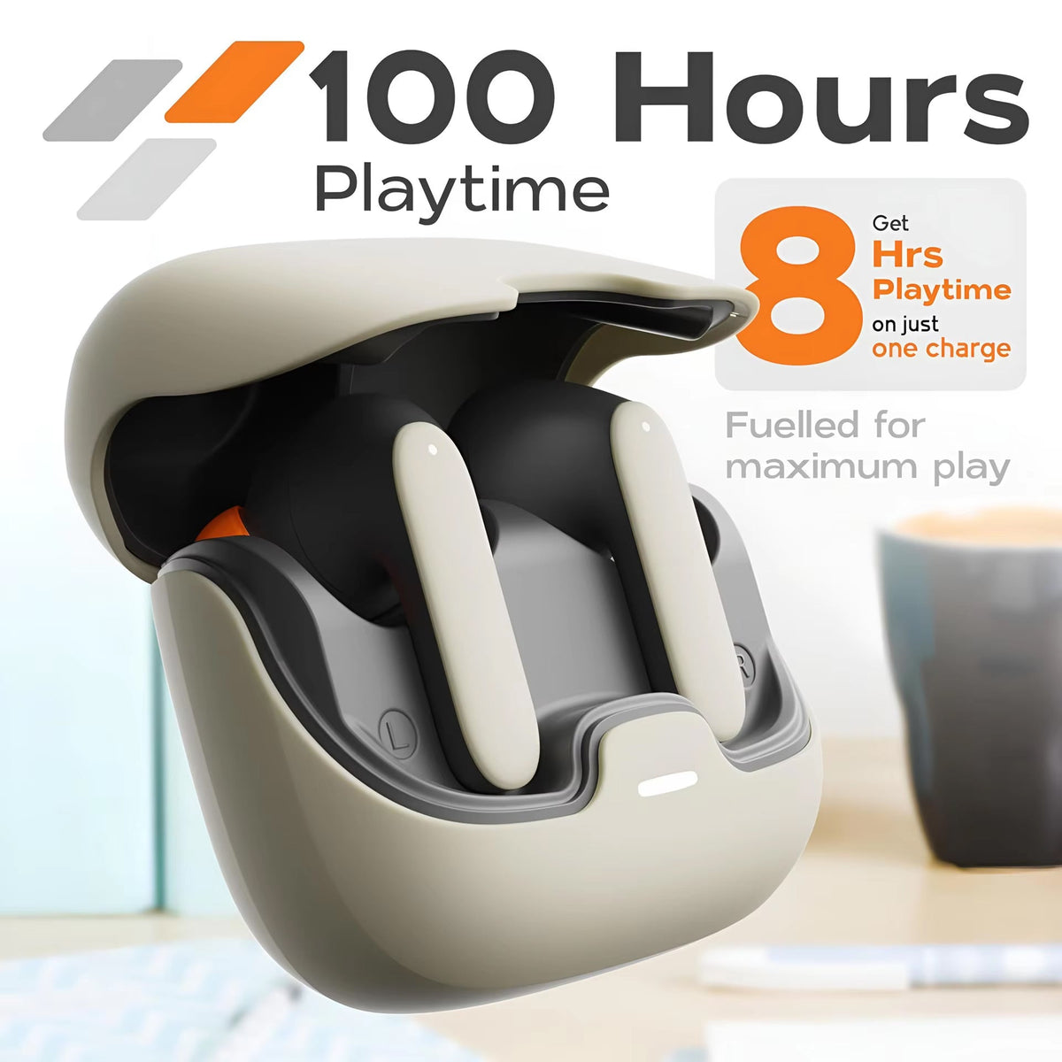 NovyBudd TWS Earbuds | Bluetooth 5.3 Wireless Earphones with Dual-Mic ENC