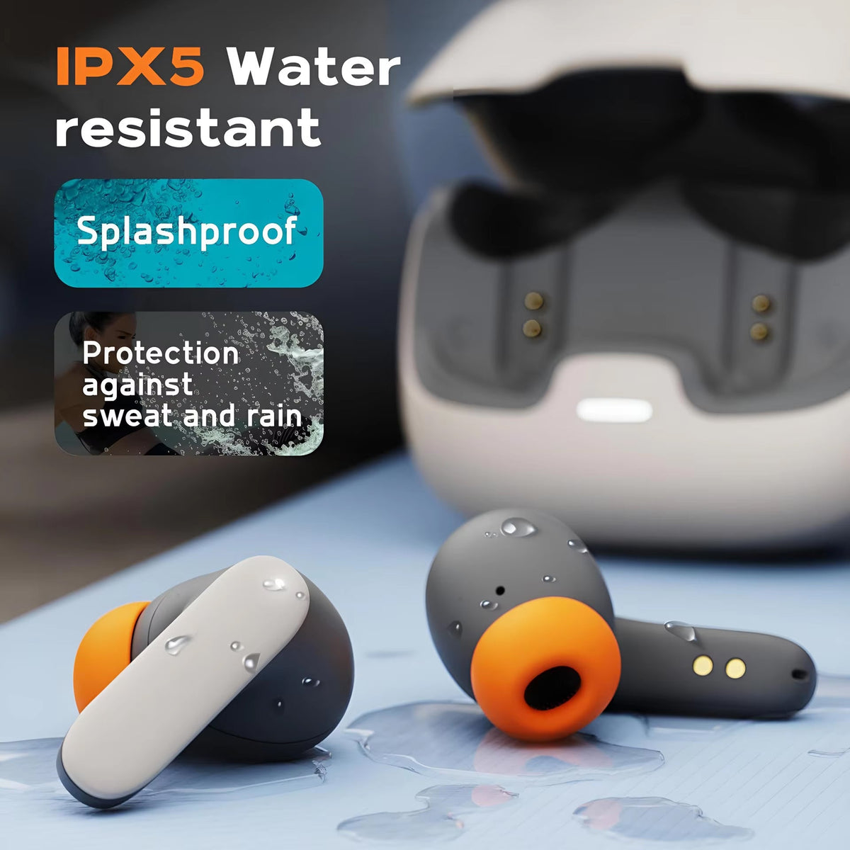 NovyBudd TWS Earbuds | Bluetooth 5.3 Wireless Earphones with Dual-Mic ENC